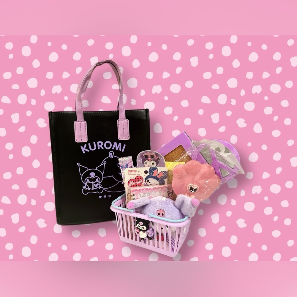 Kuromi Bag Bundle with bonus Kuromi mini plush🌟🌟🌟🌟